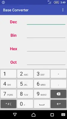 Base Converter android App screenshot 2